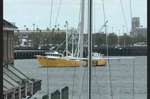 Photo of the F/V CAPTAIN BILLY HAVER Coming into Port After Crew Member Attack